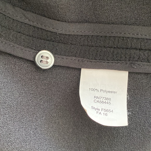 Madewell top in black size small split/open back EUC - Picture 6 of 7